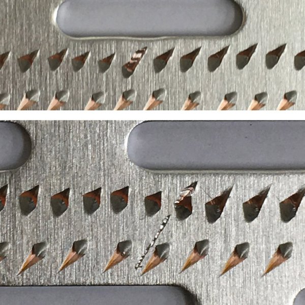 画像2: 【期間＆数量限定】 アウトレット品　純銅製 箱型おろし金・大と鶴とスクレーパーのセット 【送料無料】 (2)